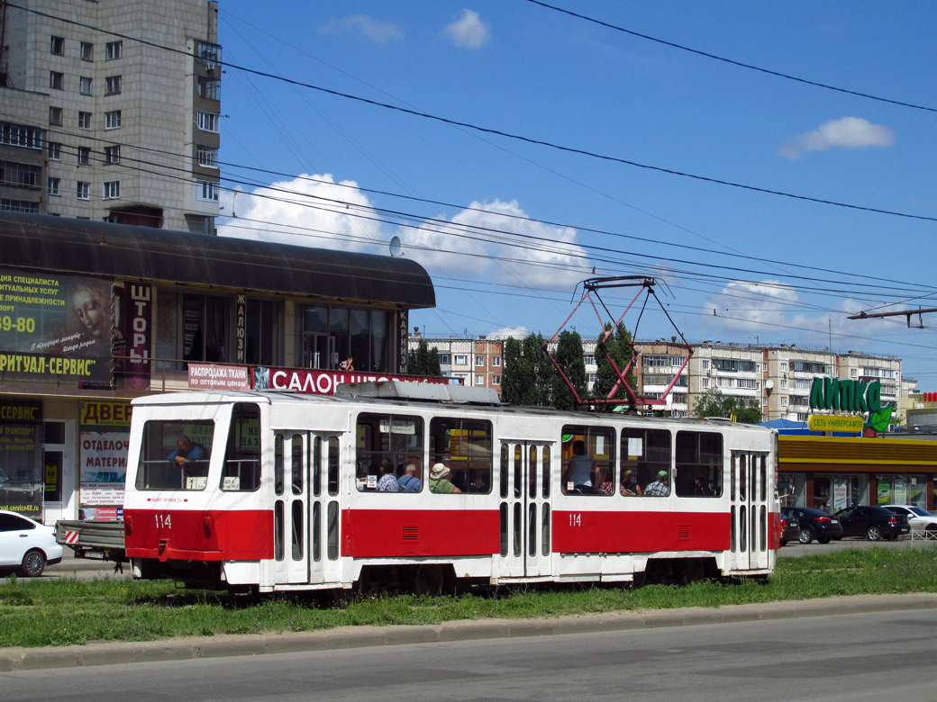 Липецк, Tatra T6B5SU № 114