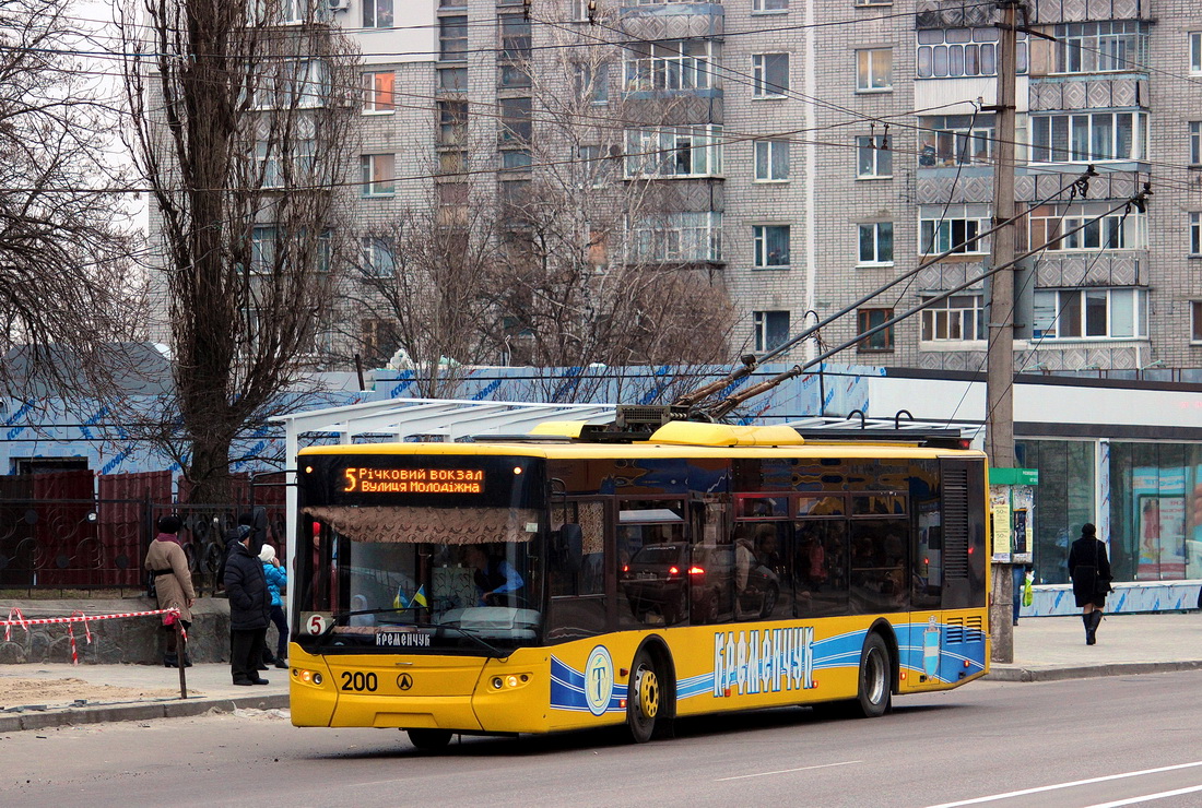 Кременчуг, ЛАЗ E183D1 № 200