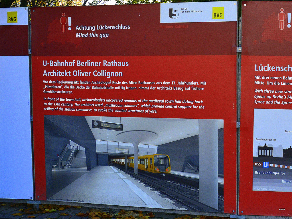 Берлин — U-Bahn — линия U5; Берлин — U-Bahn — Разные фотографии