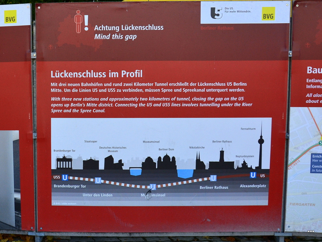 Берлин — U-Bahn — линия U5; Берлин — U-Bahn — Разные фотографии