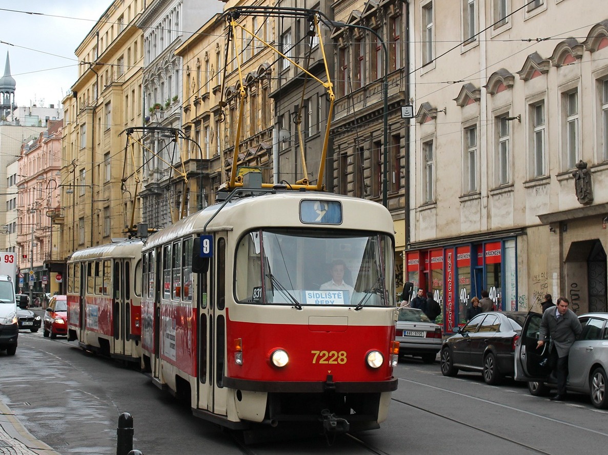 Прага, Tatra T3SUCS № 7228