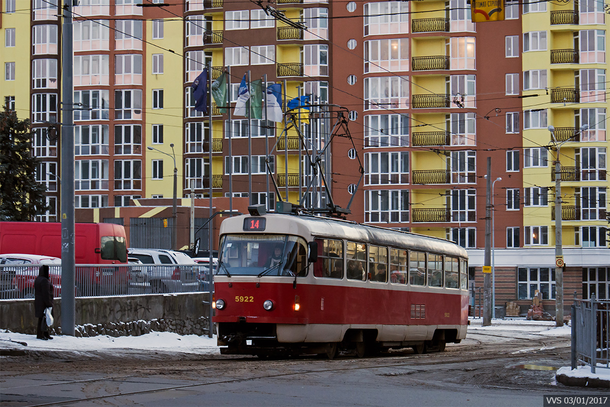 Киев, Tatra T3SUCS № 5922