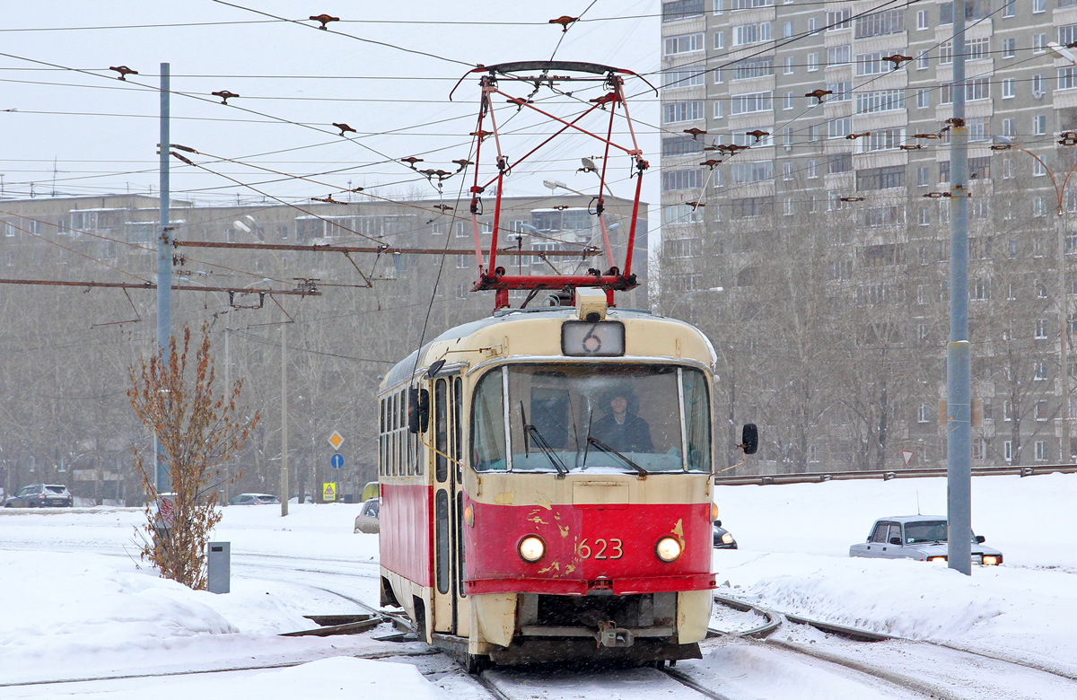 Екатеринбург, Tatra T3SU (двухдверная) № 623