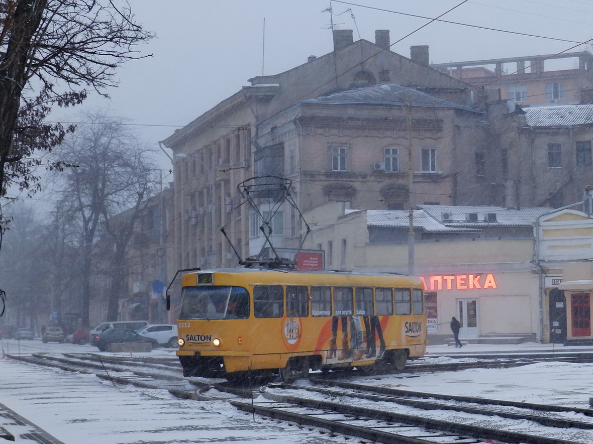 Одесса, Tatra T3R.P № 3312