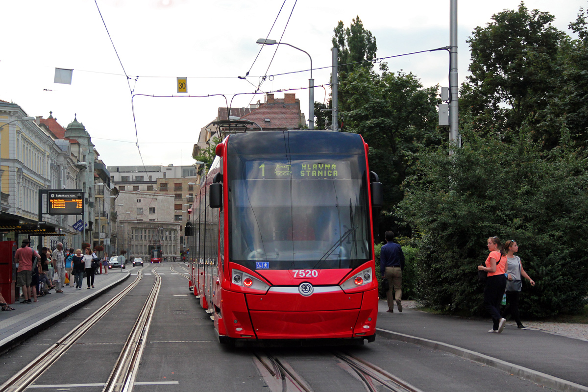 Братислава, Škoda 30T ForCity Plus № 7520