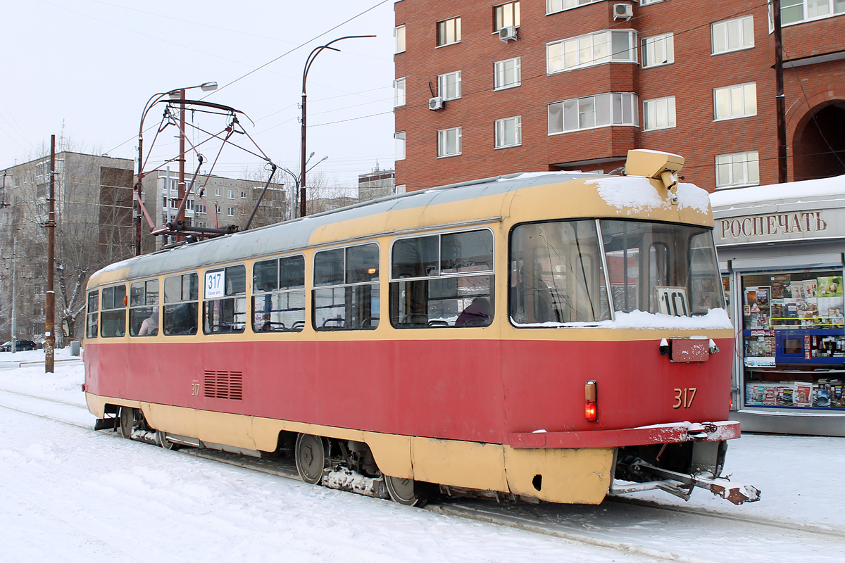 Екатеринбург, Tatra T3SU № 317