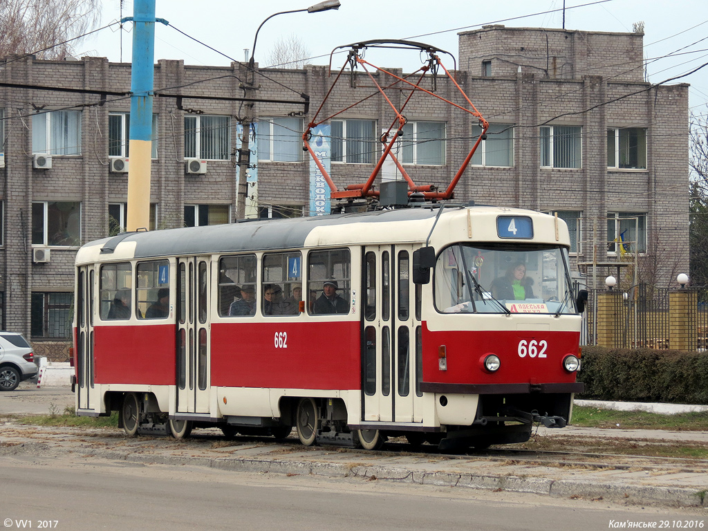 Каменское, Tatra T3SUCS № 662