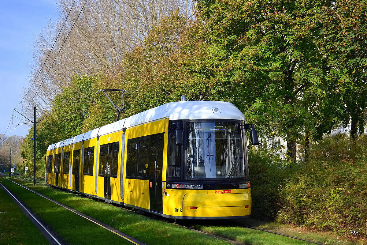 Берлин, Bombardier Flexity Berlin (GT8-08ZR/F8Z) № 9018