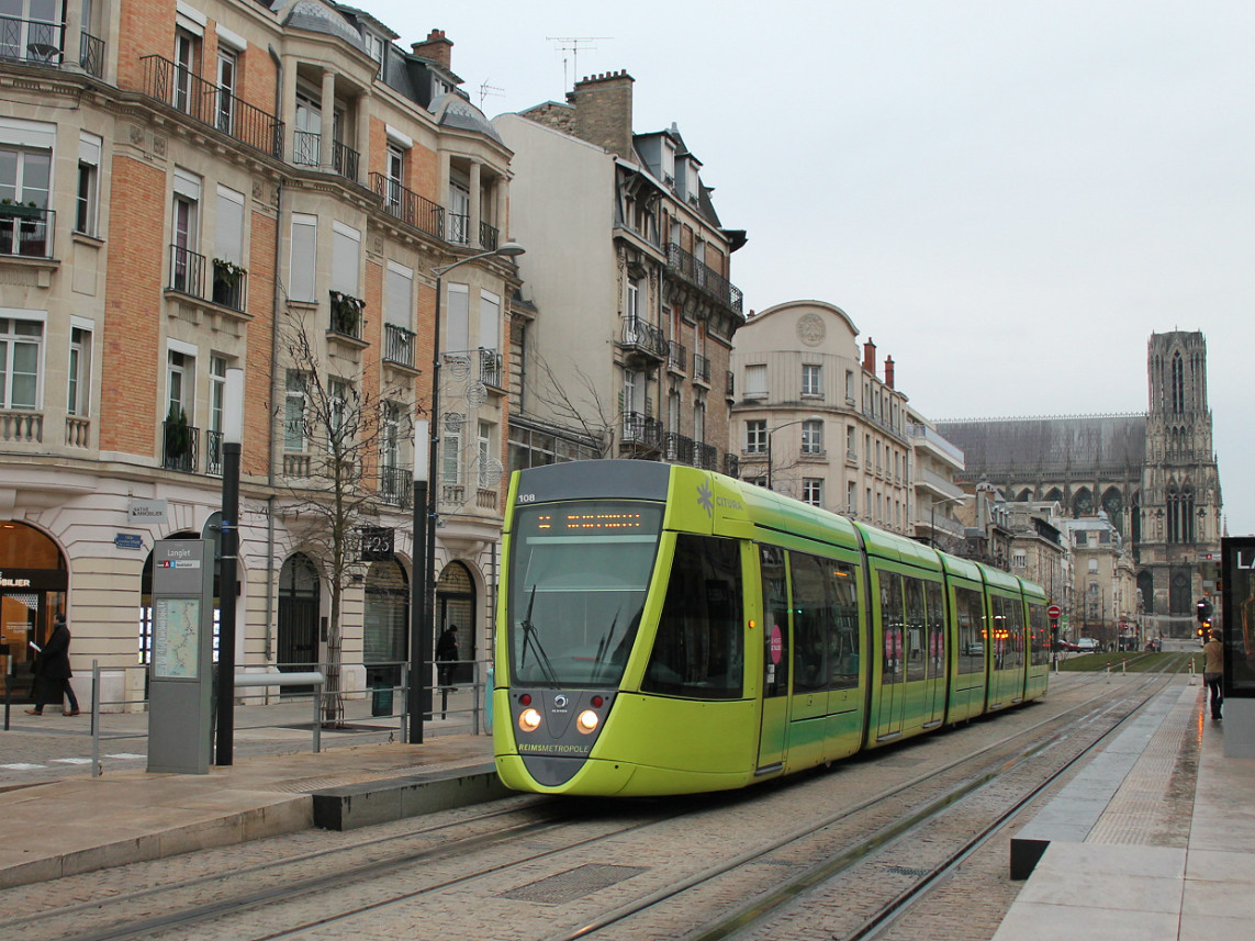 Реймс, Alstom Citadis 302 № 108