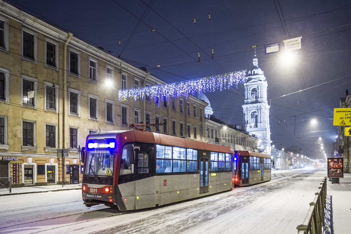 Санкт-Петербург, ЛМ-68М3 № 3511 Санкт-Петербург, ЛМ-68М3 № 3511
