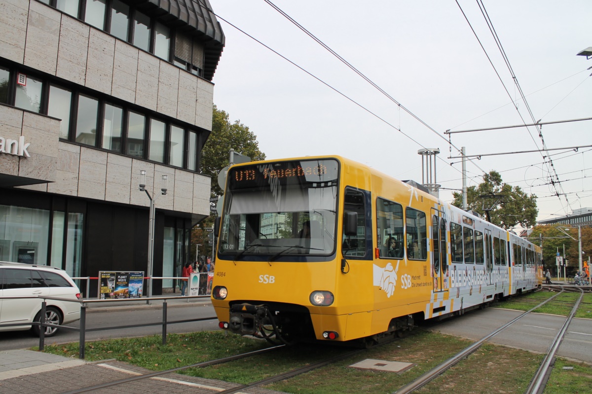 Stuttgart, Duewag DT8.S — 4084 Stuttgart, Duewag DT8.S — 4084