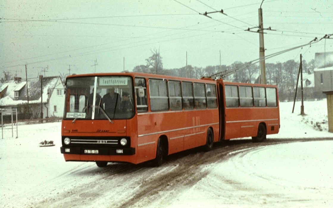 Веймар, Ikarus 280.T6 № б/н; Веймар — Старые фотографии — Троллейбус