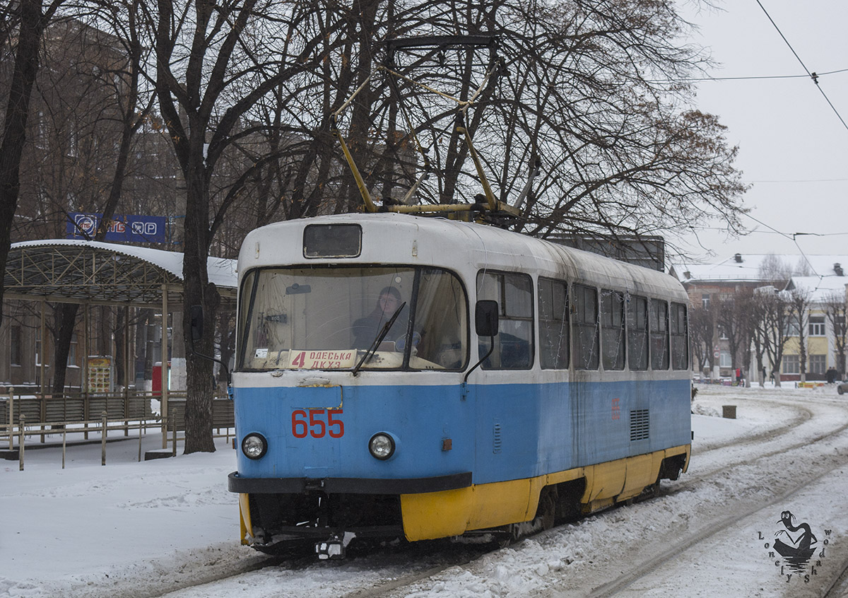 Каменское, Tatra T3SU № 655