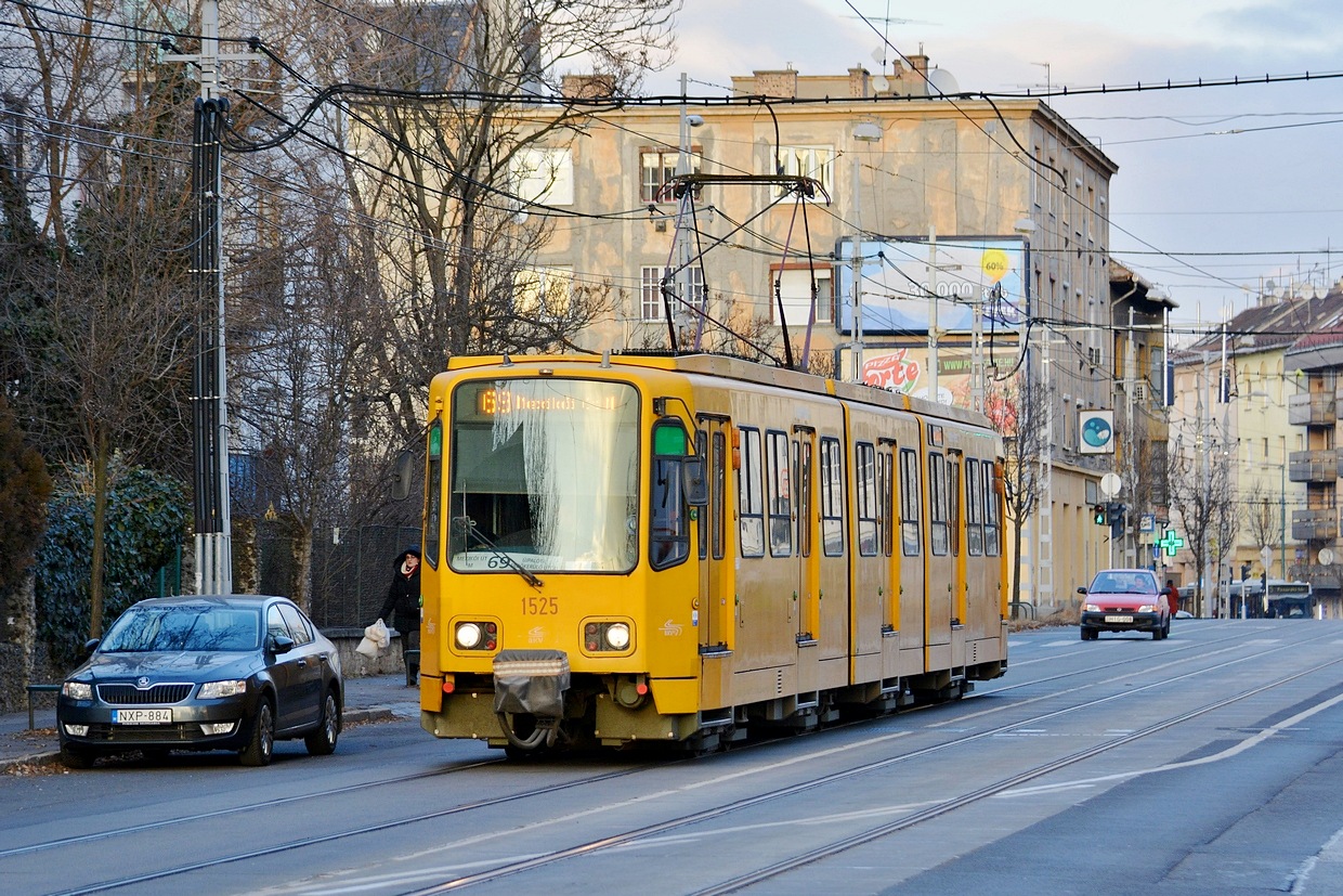 Будапешт, Duewag TW6000 № 1525