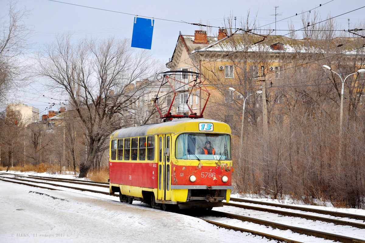 Волгоград, Tatra T3SU (двухдверная) № 5786