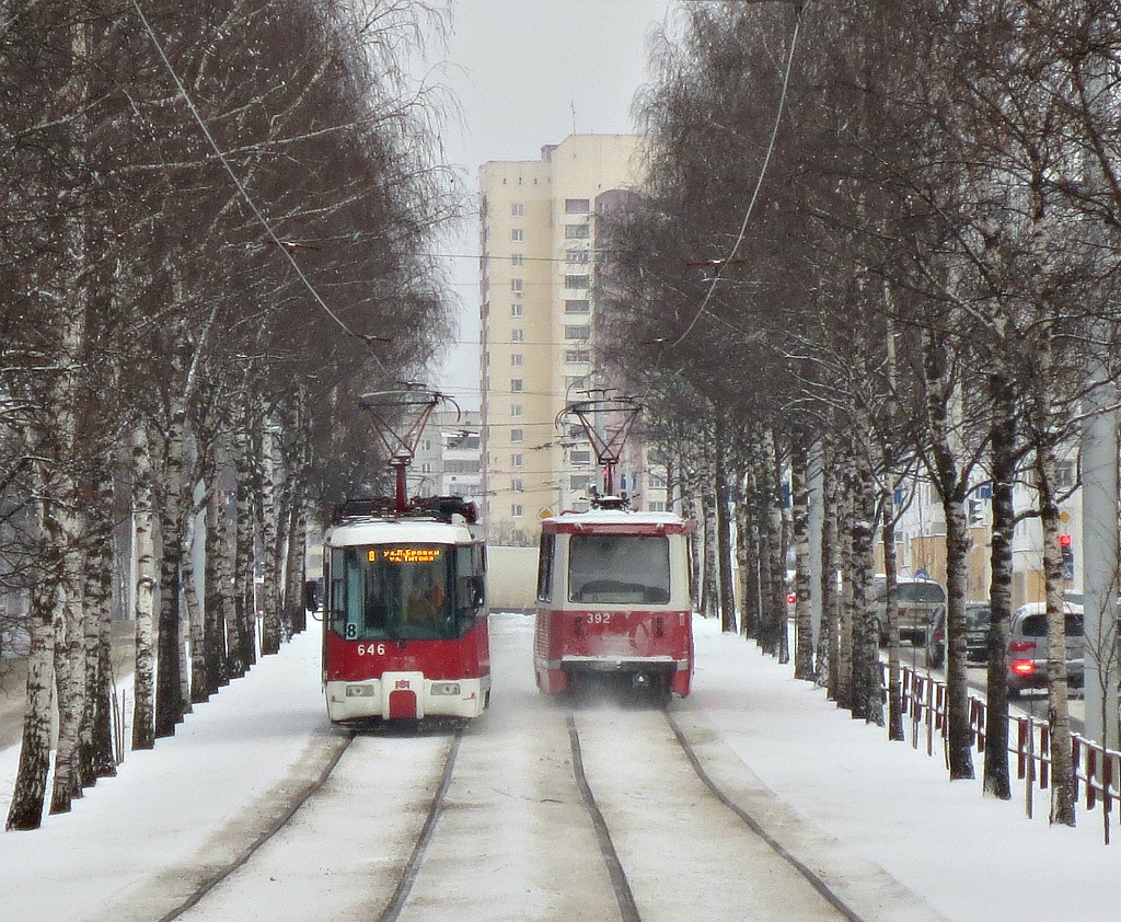 Витебск, БКМ 62103 № 646; Витебск, 71-605А № 392