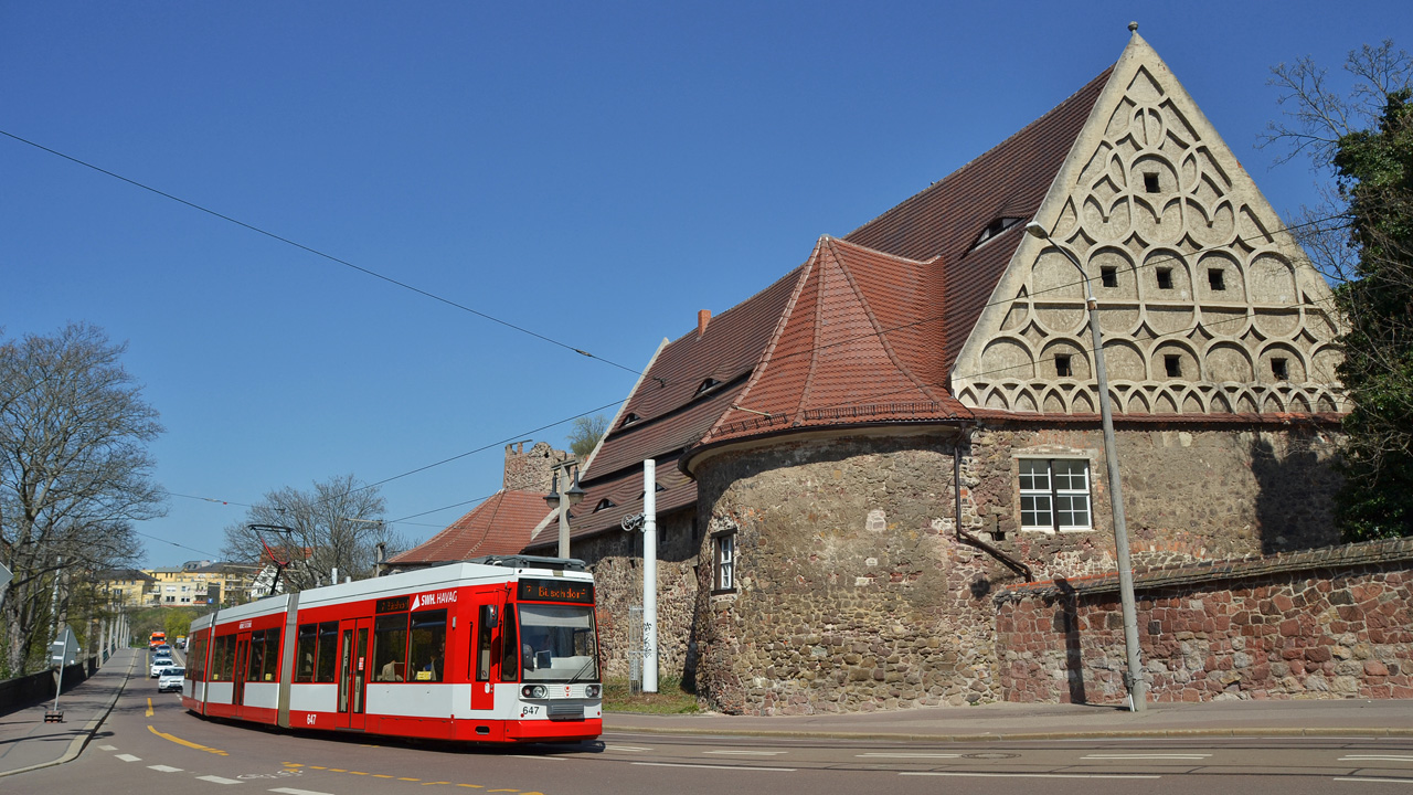 Halle, Duewag MGT6D # 647
