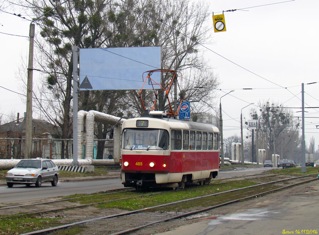 Харьков, Tatra T3SUCS № 485