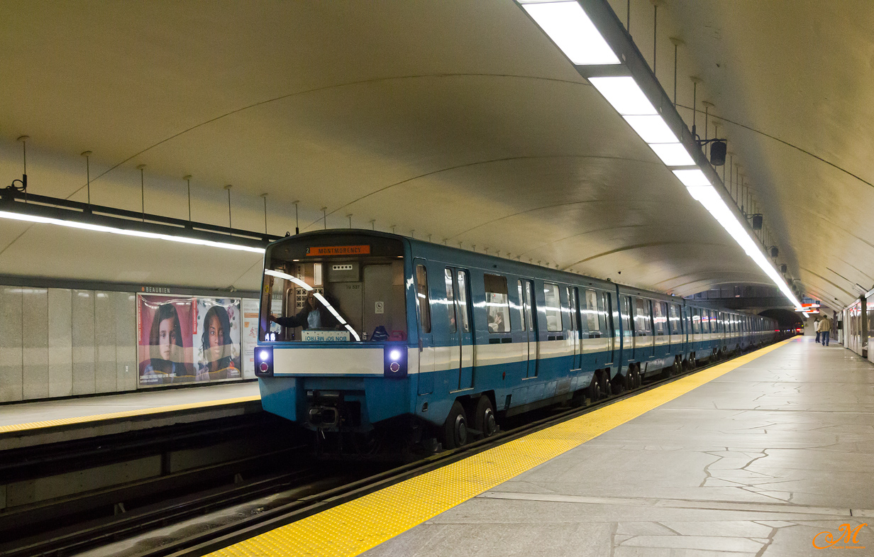 Монреаль, Bombardier MR-73 моторный № 79-537; Монреаль — Métro de Montréal -> Ligne orange