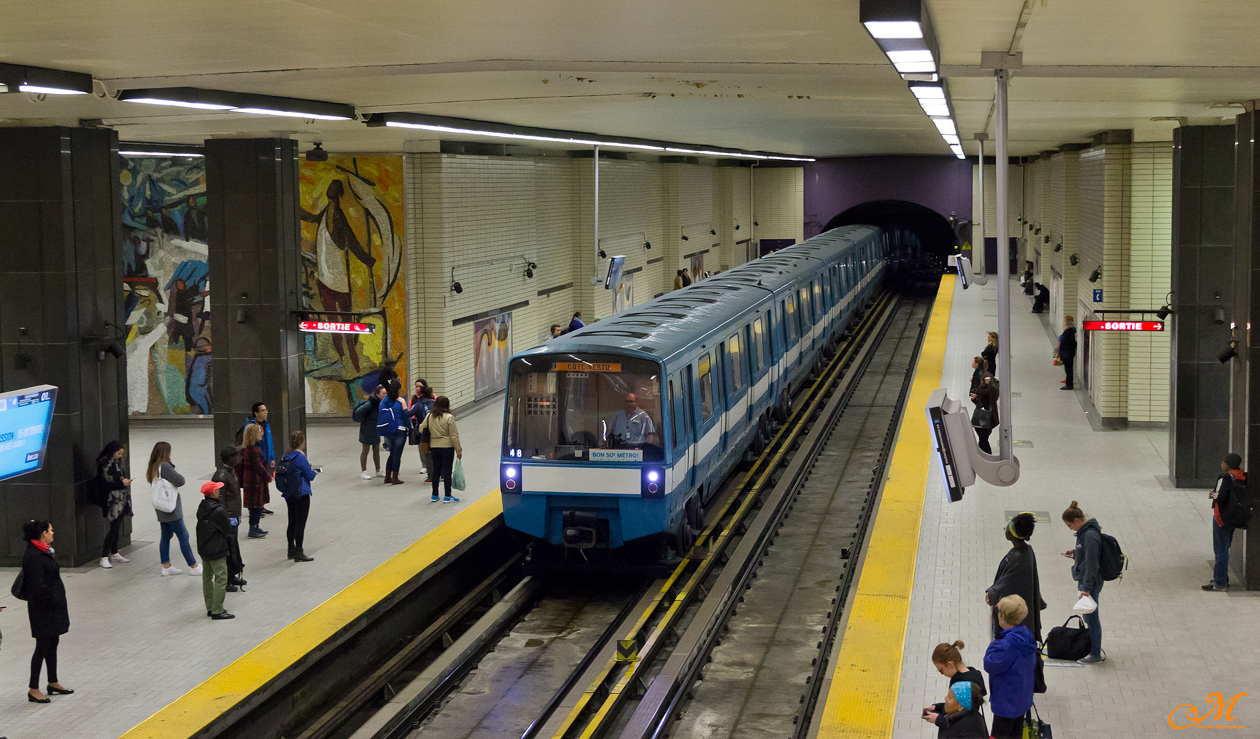 蒙特利尔, Bombardier MR-73 motor car # 79-750; 蒙特利尔 — Métro de Montréal -> Ligne orange