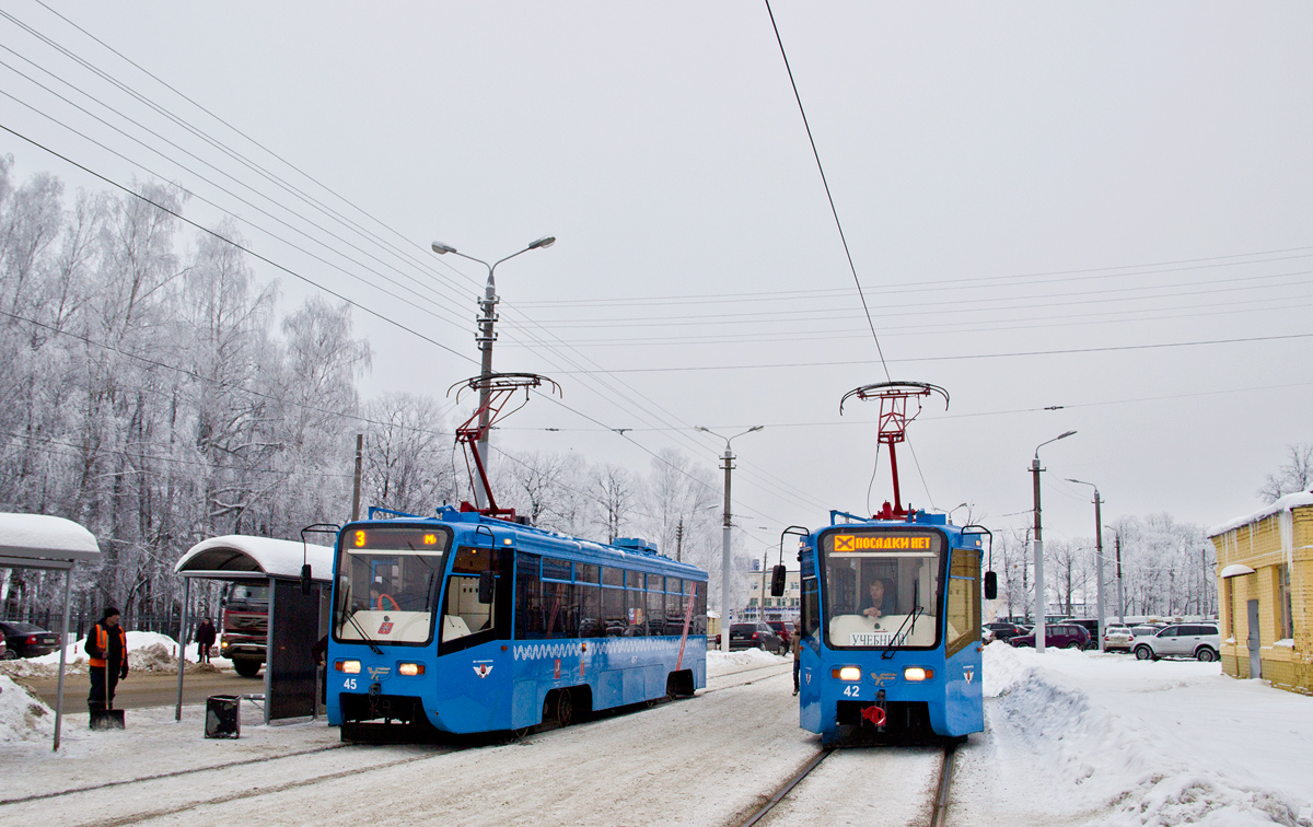 Тула, 71-619КТ № 45; Тула, 71-619КТ № 42