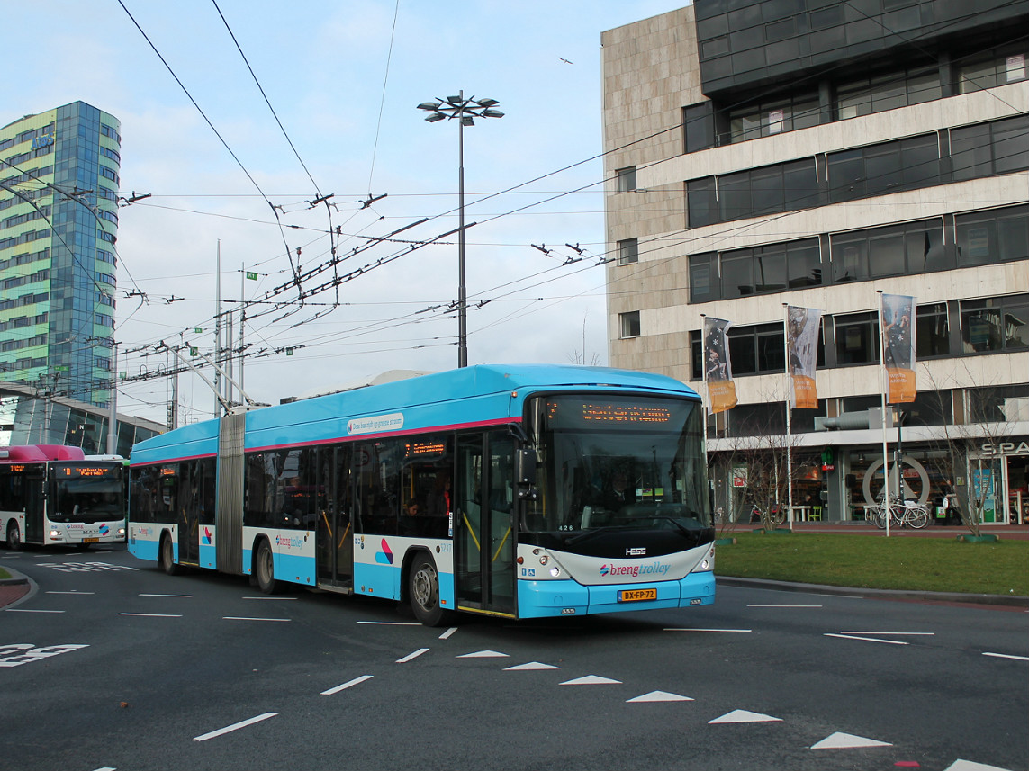 Arnhem, Hess SwissTrolley 3 (BGT-N2C) Nr. 5237