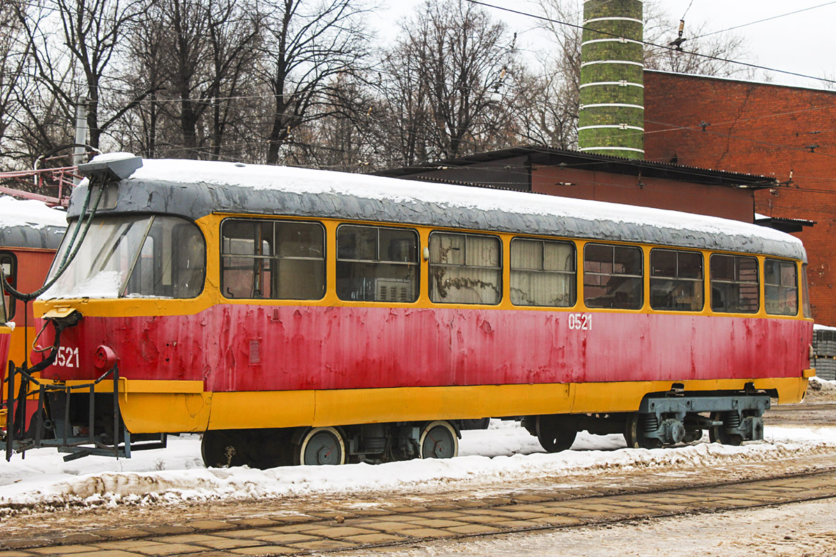 Москва, Tatra T3SU № 0521