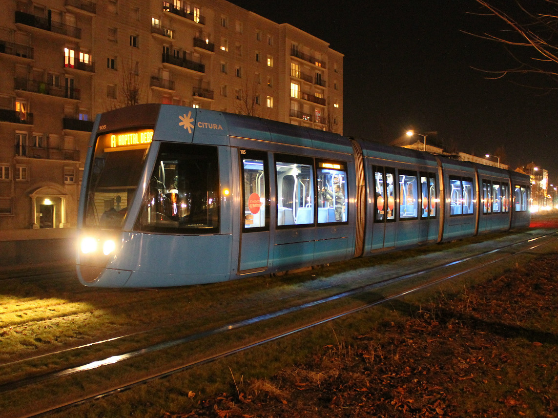 Реймс, Alstom Citadis 302 № 105