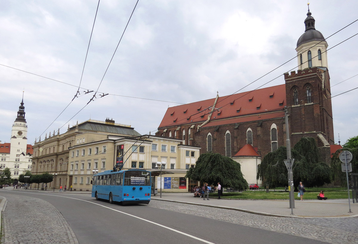 Опава — Троллейбусные линии и инфраструктура