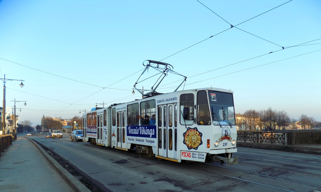 Лиепая, Tatra KT4SU № 231