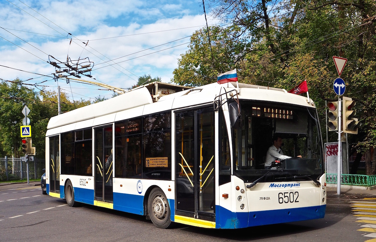 Москва, Тролза-5265.00 «Мегаполис» № 6502