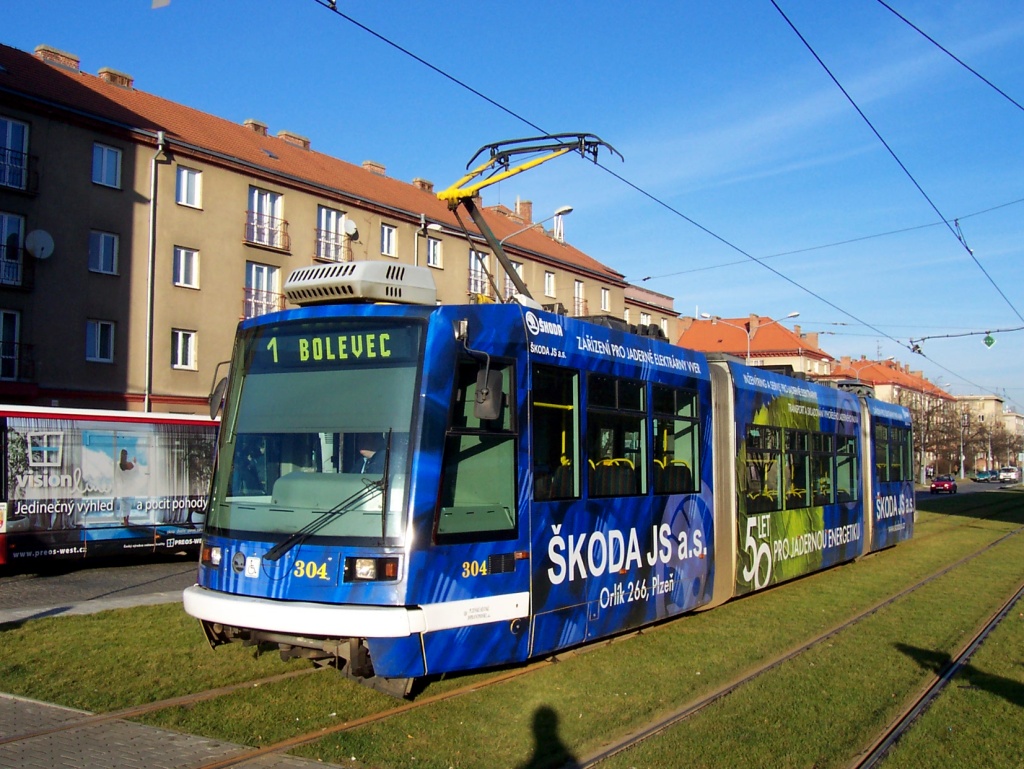 Пльзень, Škoda 03T3 Astra № 304