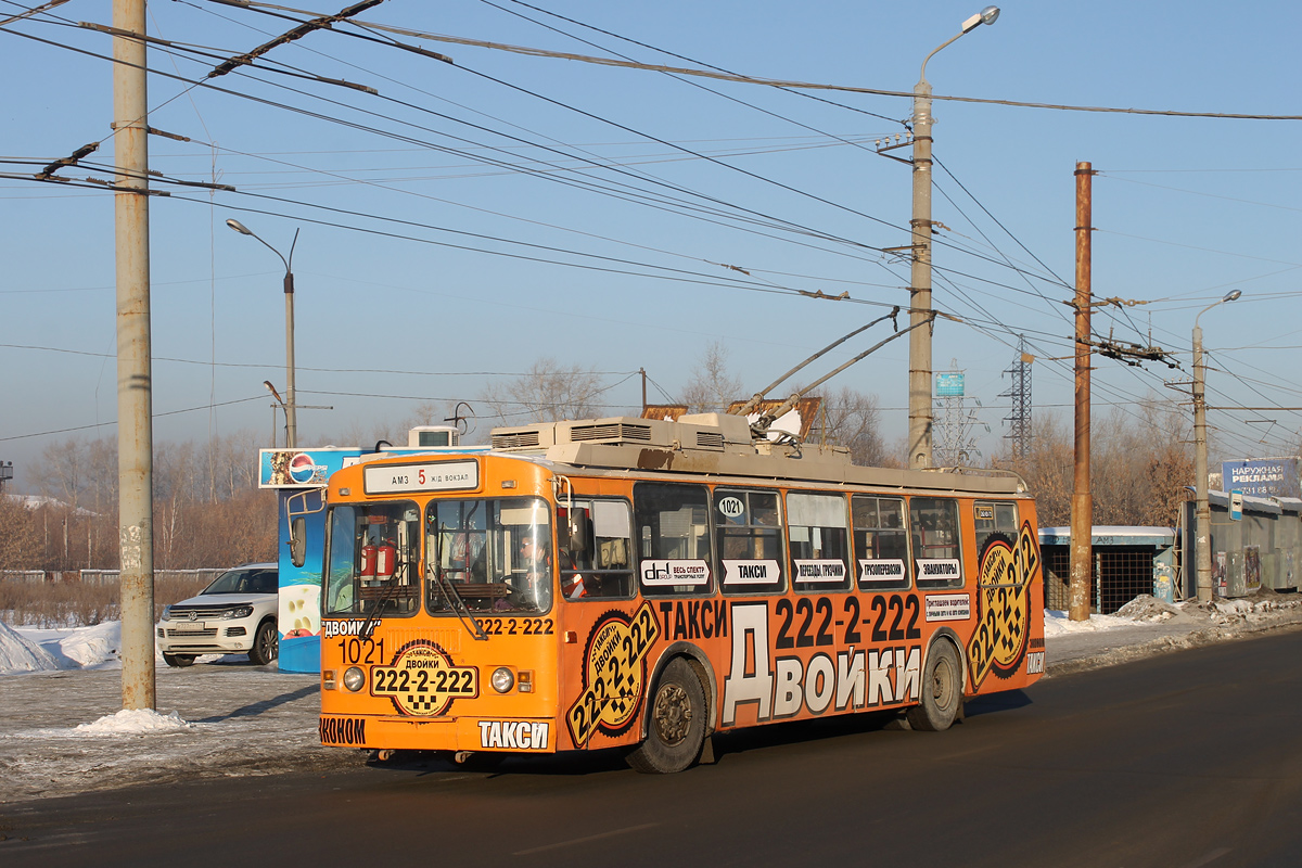 Челябинск, ЗиУ-682Г-016 (017) № 1021