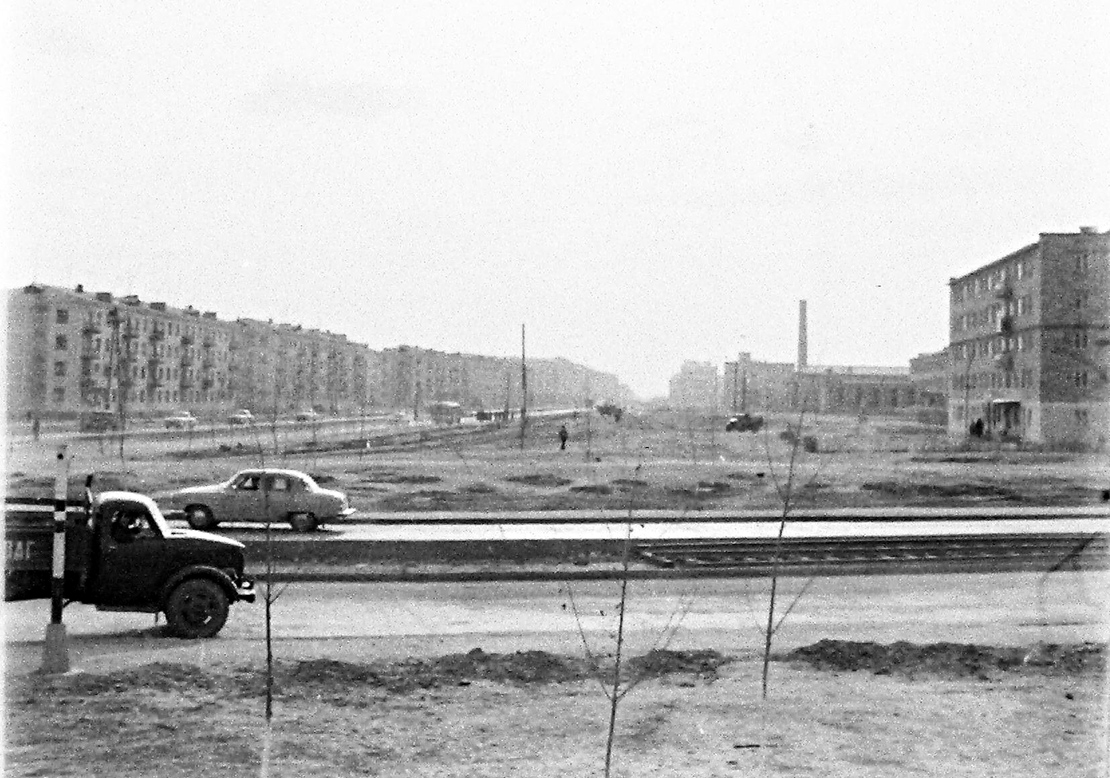 Pavlodar — Old photos; Pavlodar — Repairs and construction of tram tracks
