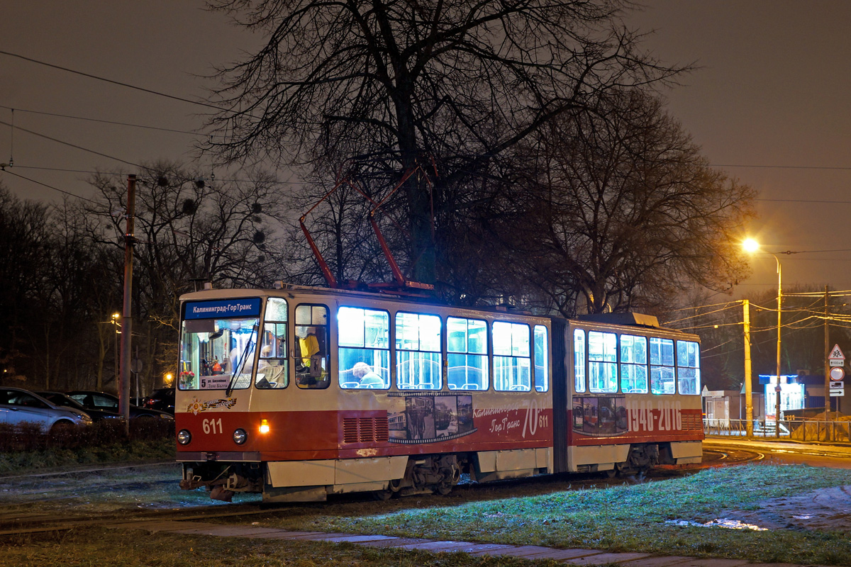 Калининград, Tatra KT4D № 611