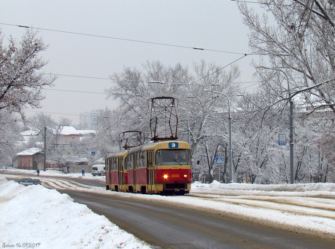 Харьков, Tatra T3SU № 3023 Харьков, Tatra T3SU № 3023