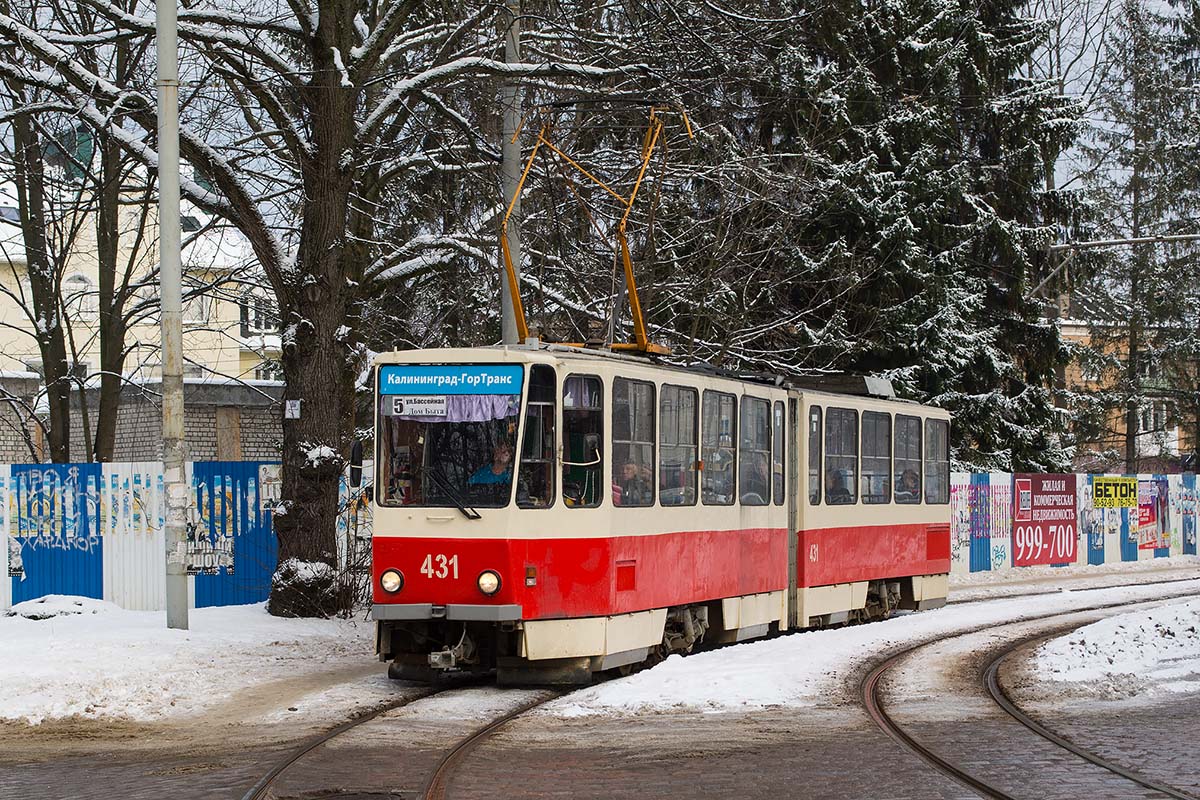 Kaliningrad, Tatra KT4SU # 431