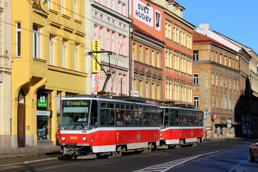 Прага, Tatra T6A5 № 8681
