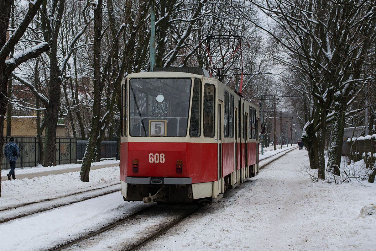 Калининград, Tatra KT4D № 608