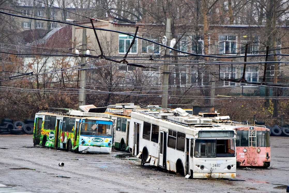 Пенза, ВЗТМ-5284.02 № 2494; Пенза, Тролза-5264.01 «Столица» № 2482