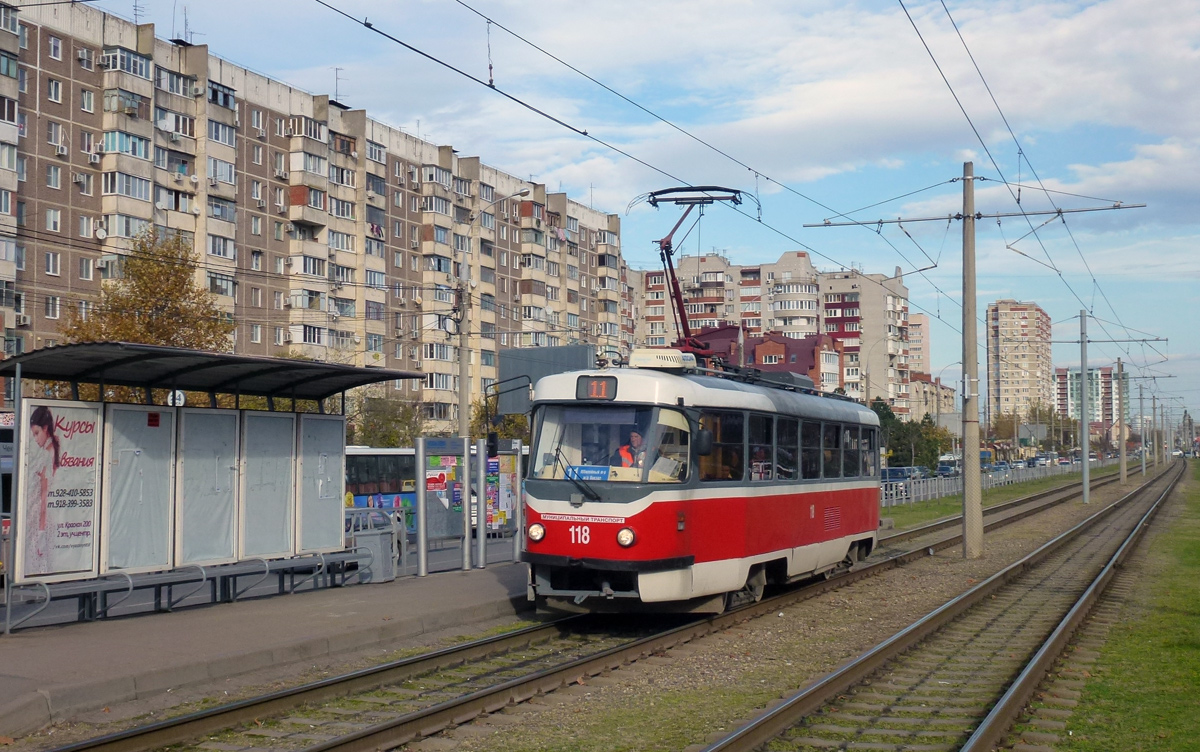 Краснодар, Tatra T3SU КВР ТМЗ № 118