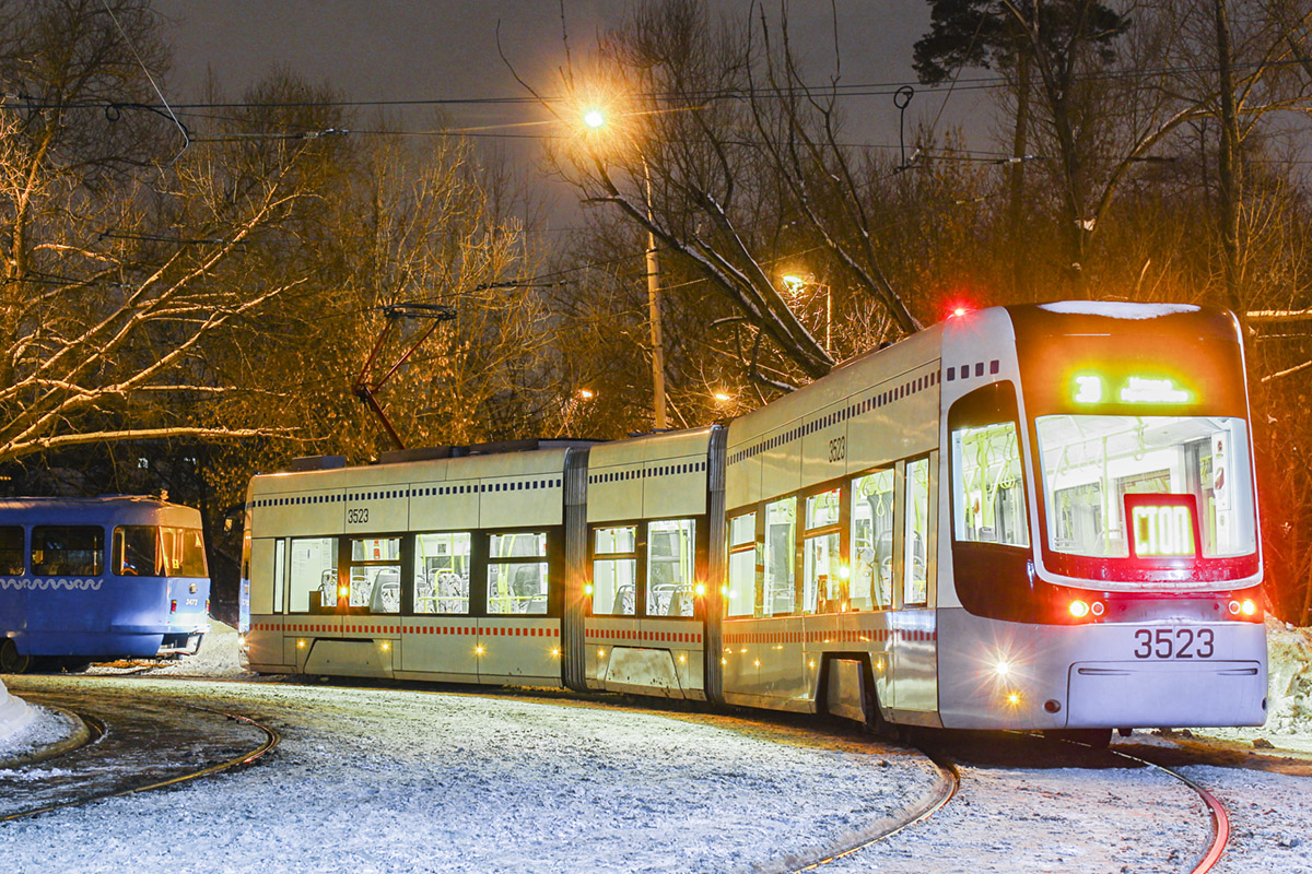 Москва, 71-414 (Pesa Fokstrot) № 3523