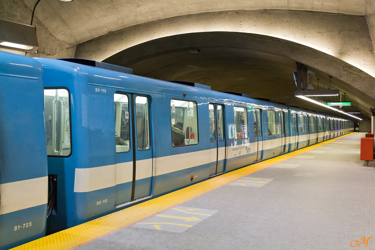 Монреаль, Canadian Vickers MR-63 прицепной № 80-113; Монреаль — Métro de Montréal -> Ligne verte