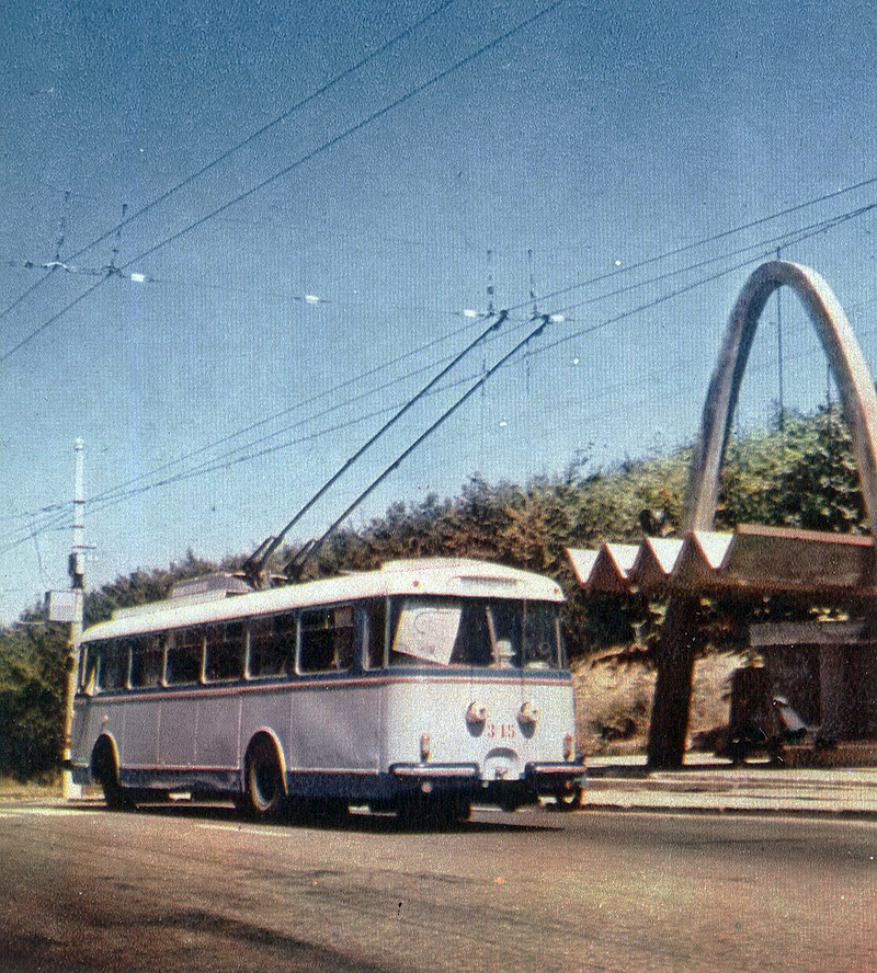 Krimski trolejbus, Škoda 9Tr10 č. 345; Krimski trolejbus — Historical photos (1959 — 2000)