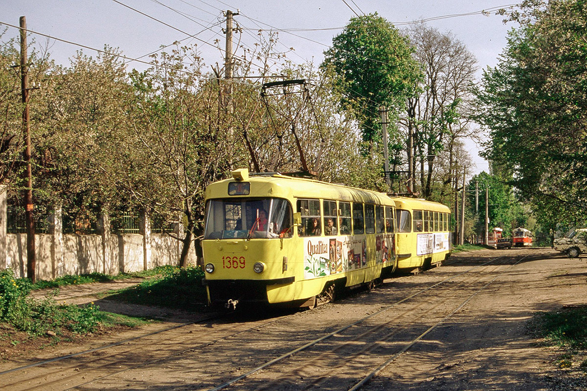 Dnipro, Tatra T3R.P N°. 1369; Dnipro — Old photos: Shots by foreign photographers