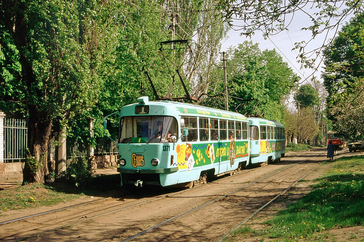 Днепр, Tatra T3SU № 1371; Днепр — Исторические фотографии: Серии иностранных авторов