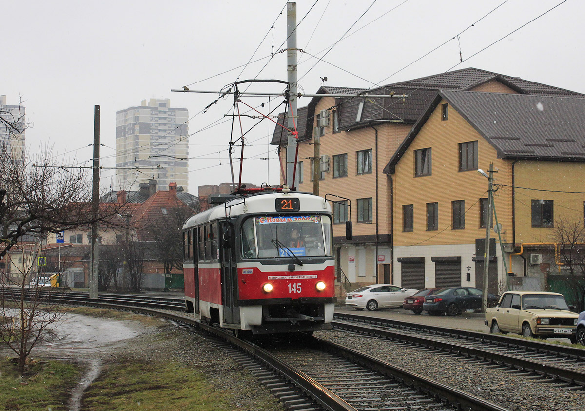 Краснодар, Tatra T3SU КВР МРПС № 145