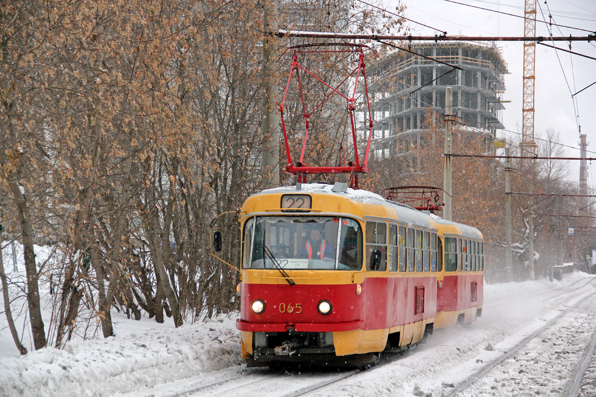 Yekaterinburg, Tatra T3SU (2-door) № 065 Yekaterinburg, Tatra T3SU (2-door) № 065