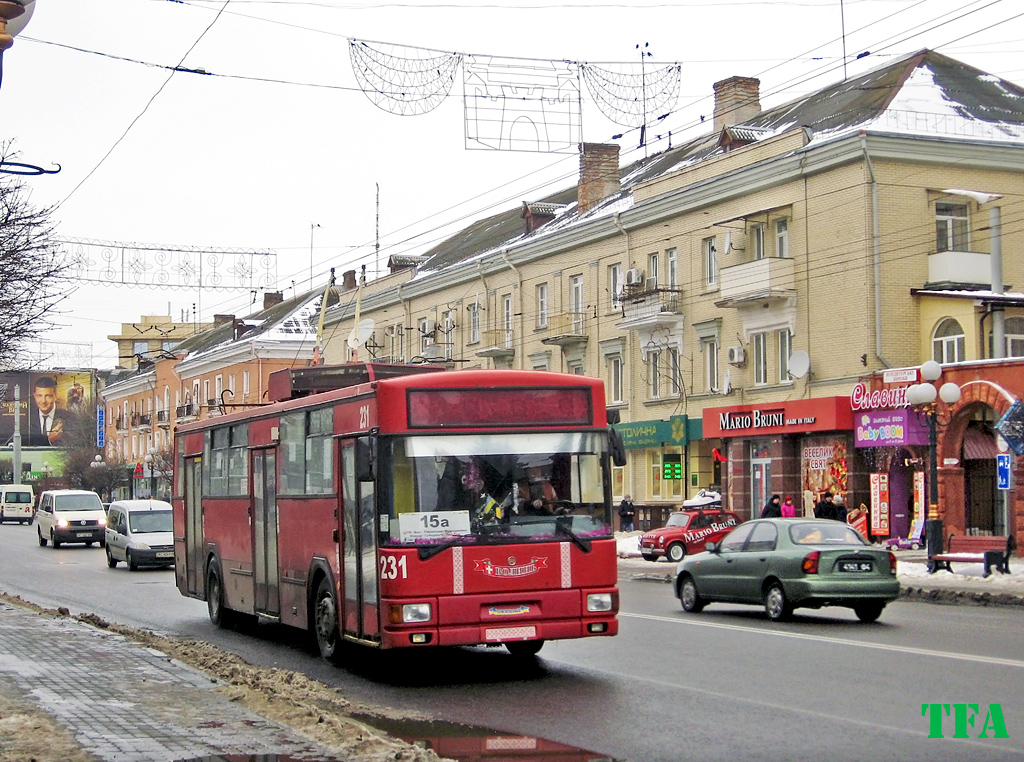 Луцк, MPK/Jelcz 120MT № 231 Луцк, MPK/Jelcz 120MT № 231