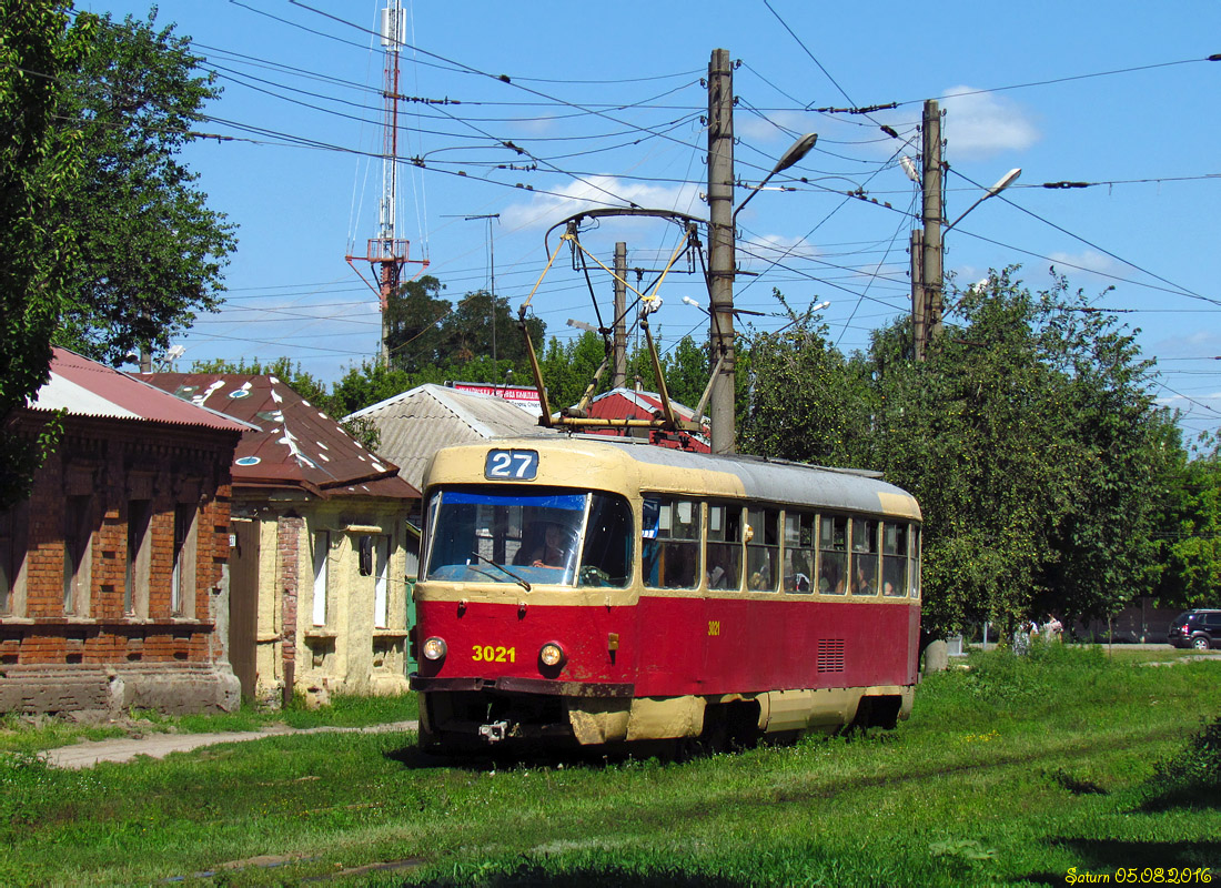Харьков, Tatra T3SU № 3021